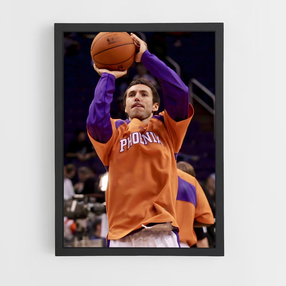 Poster Steve nash tirer – affiche Basketball (vue 2)